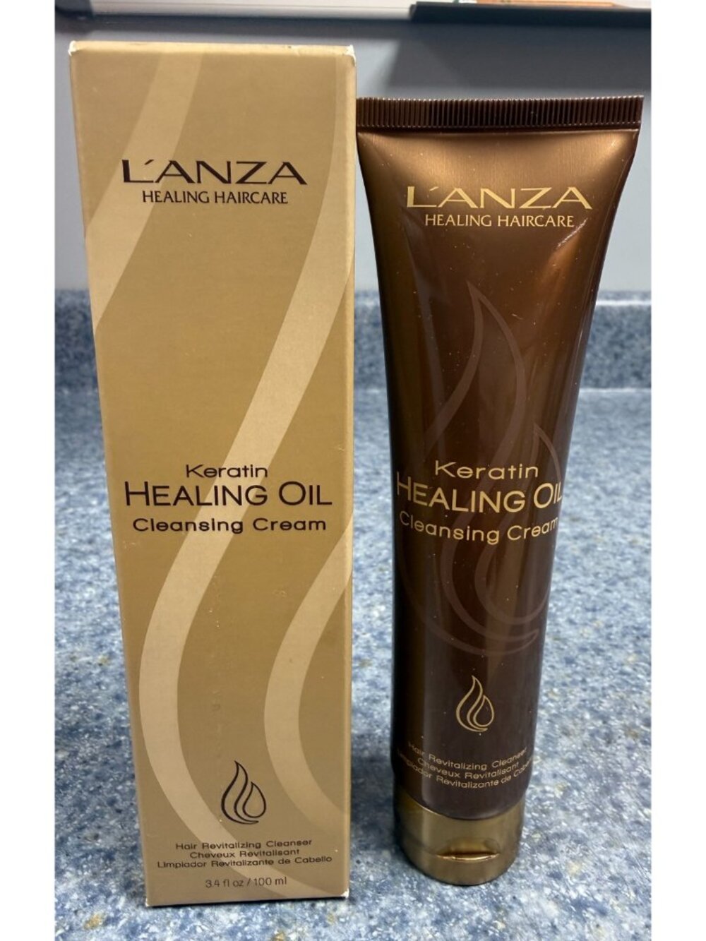 Lanza Keratin Healing Oil Cleansing Cream 3.4 oz NEW IN BOX